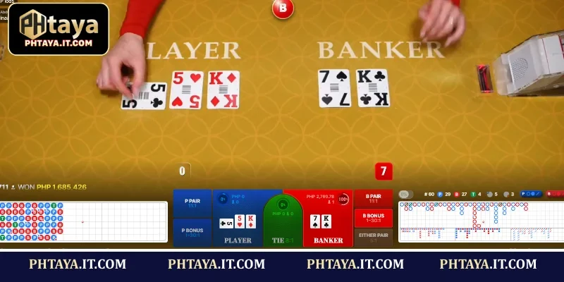 How to play Baccarat table setup