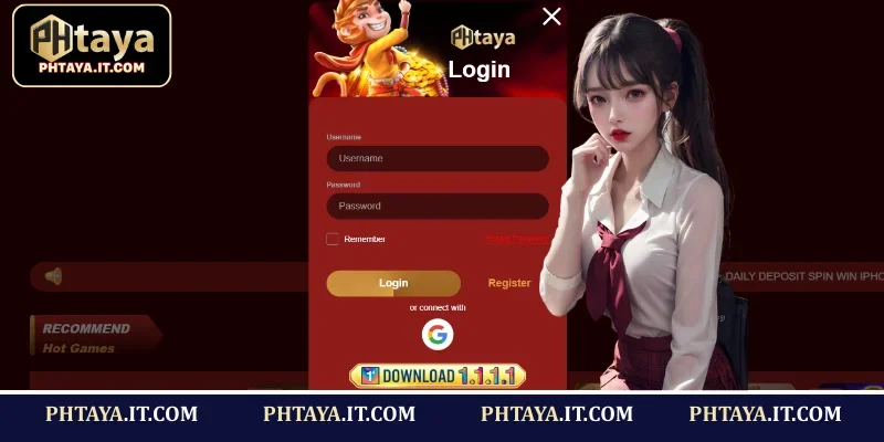 Steps to Access Your Account via PHTAYA Login